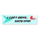 Bumper Sticker Fun Vintage Camper Speed Limitation