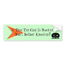 Bumper Sticker Fun Vintage Camper TT Humor