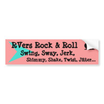 Bumper Sticker Fun Vintage Dance Styles RV Humor
