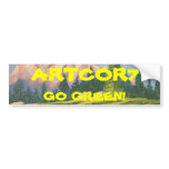 BUMPER STICKER - GO GREEN!