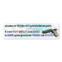 Bumper Sticker GUN RIGHTS bumper stickers