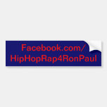 Bumper Sticker - Hiphoprap4ronpaul