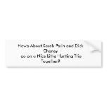 Bumper sticker, hunting