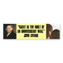 Bumper Sticker : John Adams Quote