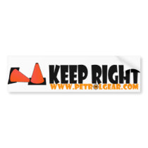 Bumper Sticker: Keep Right bumper stickers