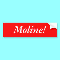Bumper Sticker: Moline! bumper stickers