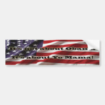 Bumper Sticker Obama Yo Mama