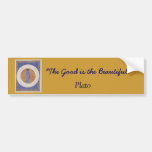 Bumper Sticker/Plato
