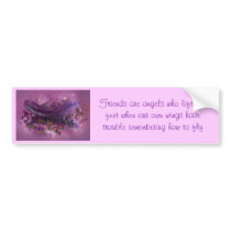 Bumper Sticker - Purple Fairys Feather