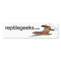 Bumper Sticker - Red Ackie Monitor bumper stickers by reptilegeeks Bumper Sticker - Red Ackie Monitor bumper stickers