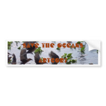 BUMPER STICKER - SAVE THE OCEANS bumper stickers