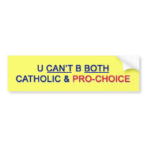 Bumper Sticker - U Can't B bumper stickers