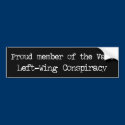 Bumper Sticker: Vast Left-Wing Conspiracy bumper stickers