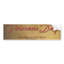 Bumper sticker, Veterans Day bumper stickers