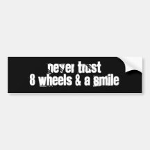 Bumper Sticker: Wheels