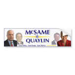 Bumper Sticker - White