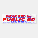 Bumper sticker (white)