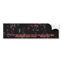 Bumper Stickers: Fireworks Shine bumper stickers