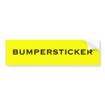 BUMPERSTICKER by THX1136 BUMPERSTICKER
