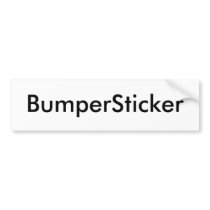 BumperSticker bumper stickers