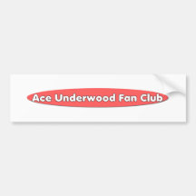 Bumpersticker del club de fans del sotobosque del  pegatina de parachoque