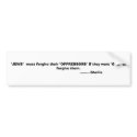 bumpersticker of forgiveness by llebeinna bumpersticker of forgiveness