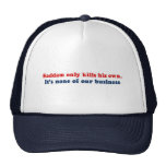 Bumpersticker - Saddam only kills his own Trucker Hat