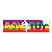 BUMPERSTICKERS - Boy Toy 02 Bumper Stickers