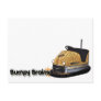 Bumpy Brains Bumper Car Logo Postcards