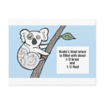 Bumpy Brains Koala postcards