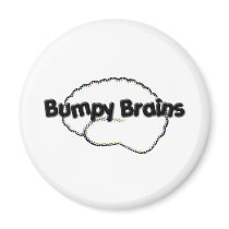 Bumpy Brains Logo Magnets