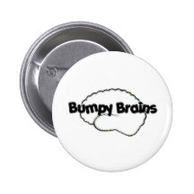 Bumpy Brains Logo Pinback Button