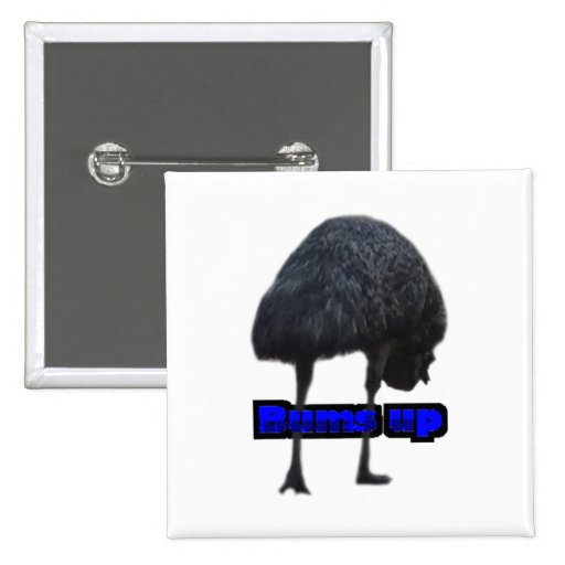 Bums up pinback buttons