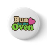 Bun In The Oven Pinback Buttons