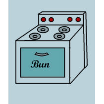 Bun in the Oven t-shirts