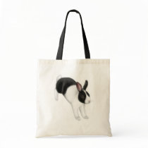 Bun on the Run Rabbit Tote Bag