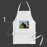 Bunbury Red - Racehorse Art Aprons