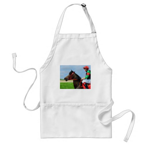 Bunbury Red - Racehorse Art Aprons