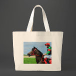 Bunbury Red - Racehorse Art Canvas Bags