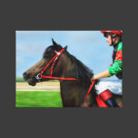 Bunbury Red - Racehorse Art Canvas Prints