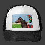 Bunbury Red - Racehorse Art Hat