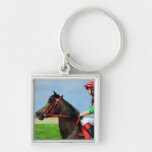 Bunbury Red - Racehorse Art Keychains