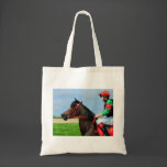 Bunbury Red - Racehorse Art Tote Tote Bag