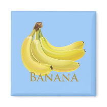 Bunch of Bananas magnets by aproducetrail Bunch of Bananas magnets