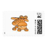 bunch of bread and rolls postage stamp