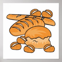 bunch of bread and rolls posters