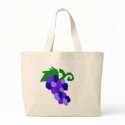 Bunch of grapes tote bag