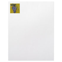 Bunch of Grapes Wine Stationary letterhead by pmoore Bunch of Grapes Wine Stationary letterhead