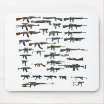 Bunch Of Guns Mouse Pad
