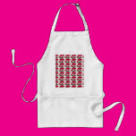 Bunch of Red Mushrooms Apron